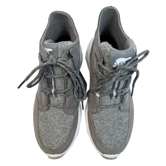Sorel Sneaker Boot Kinetic Breakthru Caribou Womens 8 Quarry Gray WP Insulated - Picture 6 of 11